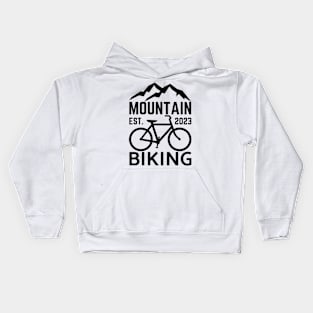 Mountain biking Kids Hoodie